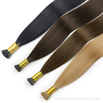 i tip in human hair Straight Machine Made Remy Hair Extensions 50pcs/ Set Straight Keratin I Tip Human Hair